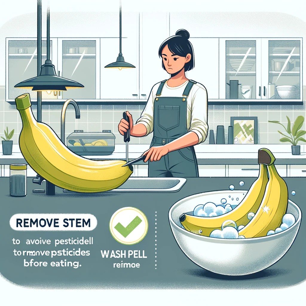 바나나 세척해서 먹어야 한다!?